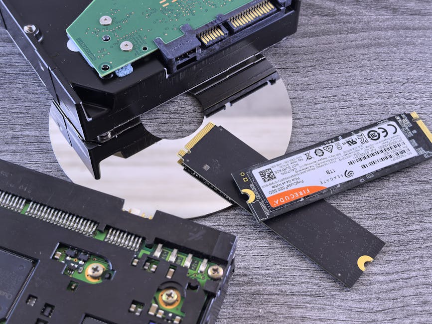 Close-up of an NVMe SSD vs SATA SSD, speed benchmarks and real-world performance for choosing one to buy