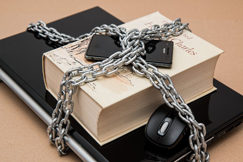 Close-up of a smartphone with a digital lock icon representing encryption and secure boot protections