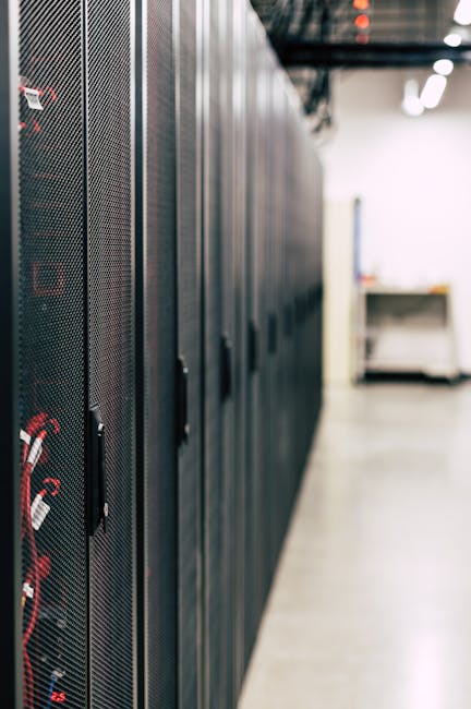 IT professional restoring data and verifying backup integrity in a server room