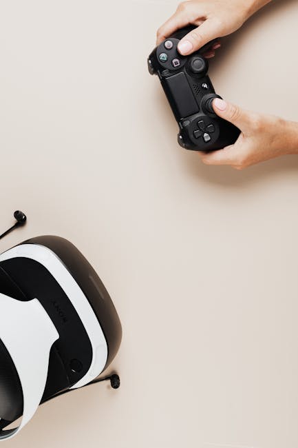 Person playing a rhythm game with wireless earbuds, showing audio timing for low-latency testing