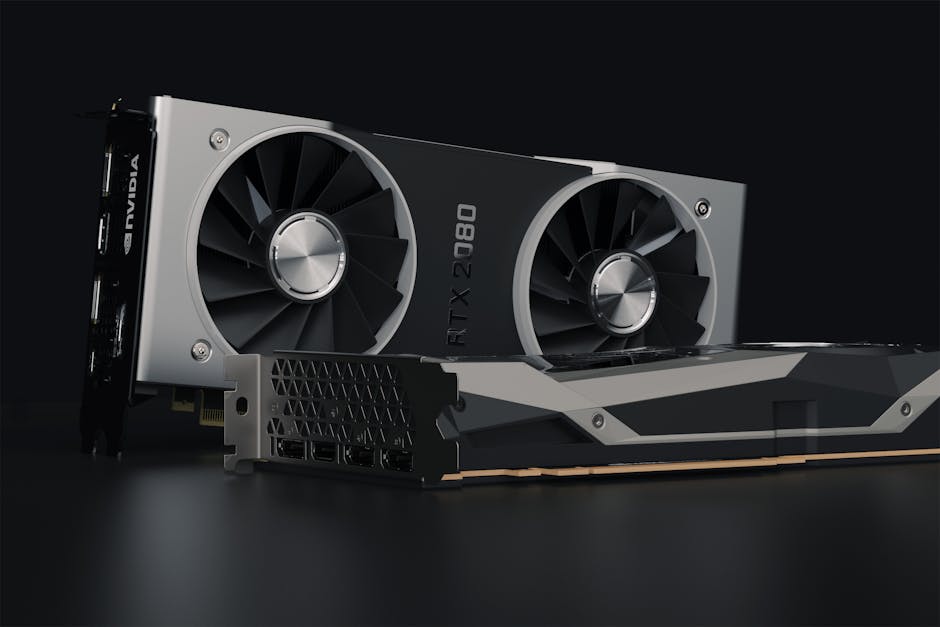 GPU Buyer’s Checklist for 2026 with a desktop graphics card and cables for AI, rendering, and gaming workloads on Pexels