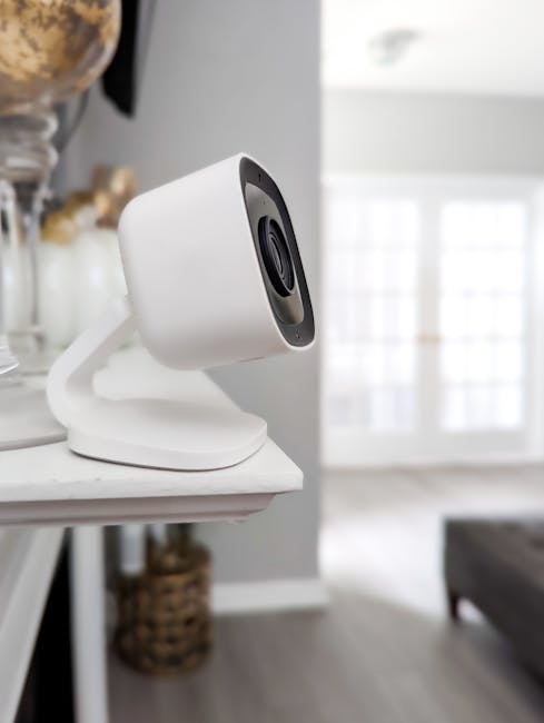 1080p indoor security camera mounted indoors watching an entryway area