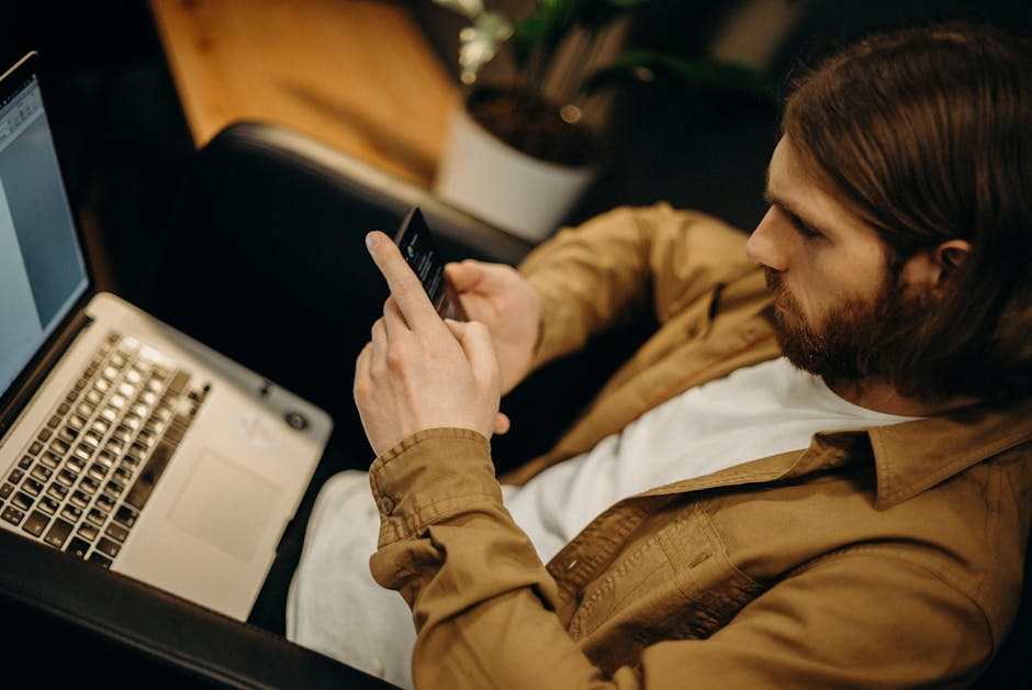 Person reviewing two-factor authentication security on a phone