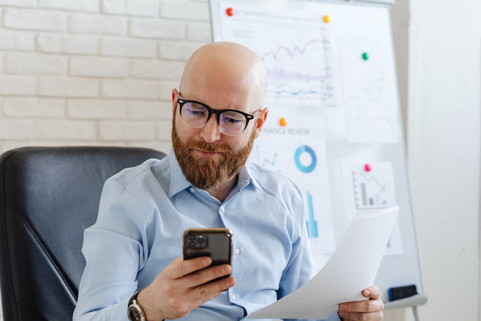 Person checking AI chat app privacy settings on a smartphone screen