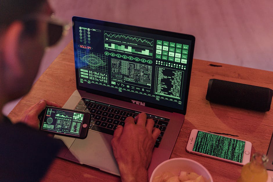 Person setting up a password manager on a laptop for secure, local-first logins