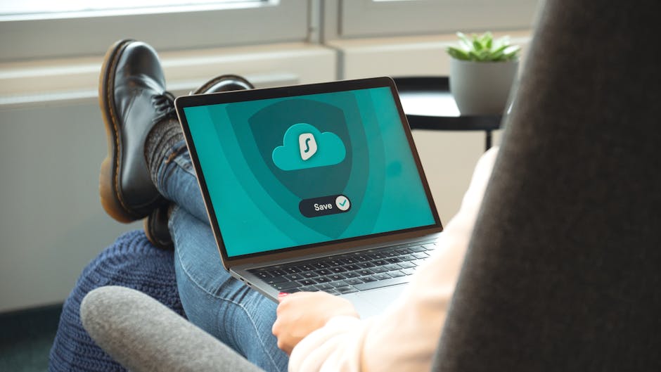 Laptop showing security update alerts and patch notifications