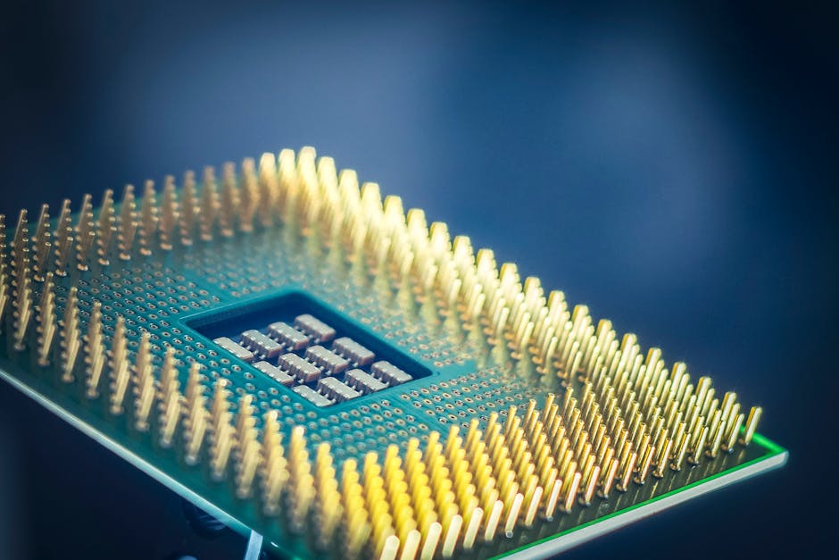Tech News Deep Dive: latest AI chips for your next laptop or GPU, featuring Pexels-style tech visuals and circuitry.